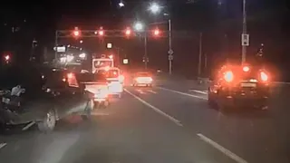 В Рязанской области на путепроводе произошла автомобильная авария