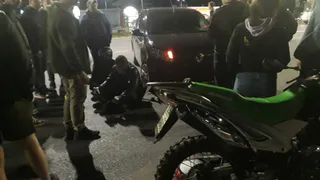 У Глобуса сбили мотоциклиста