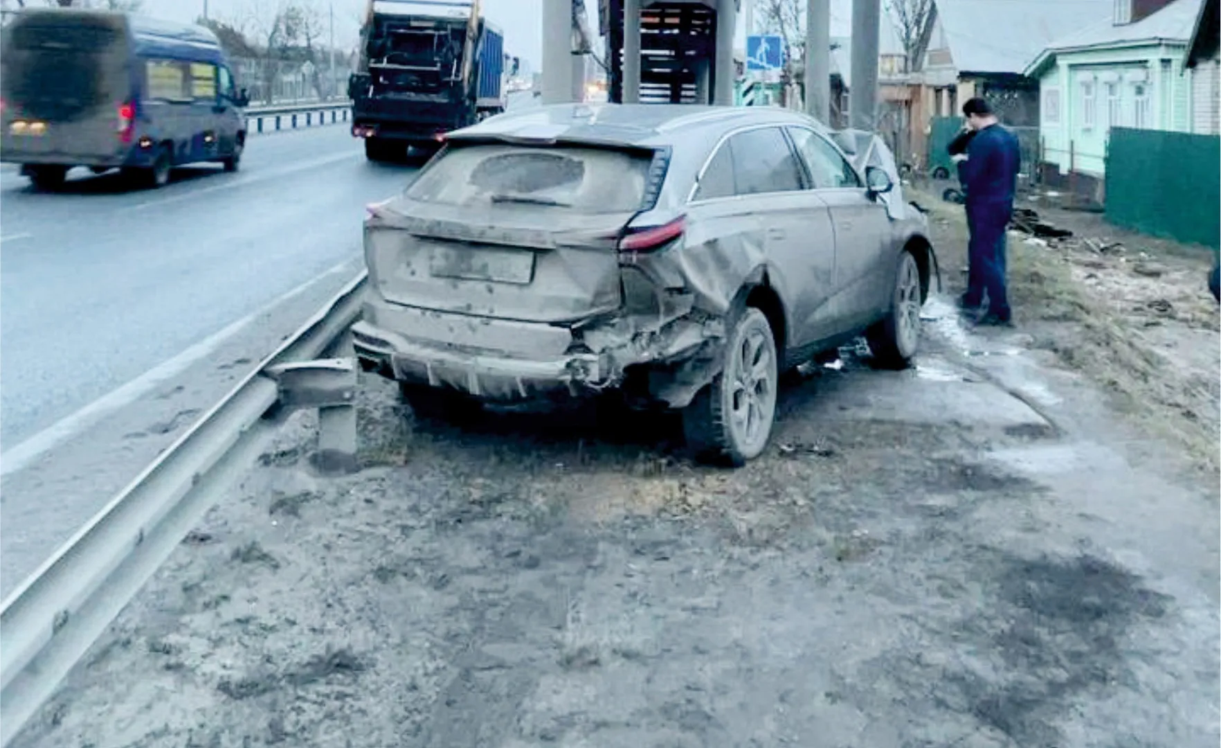 На трассе М-7 в Липне установят временный пешеходный переход со светофором