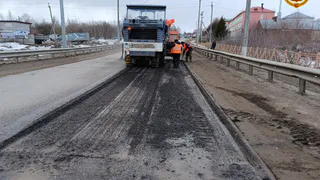 В Чувашии ремонт дороги начали раньше на месяц