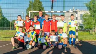 В КСК «Путевка» прошел ежегодный детский футбольный турнир