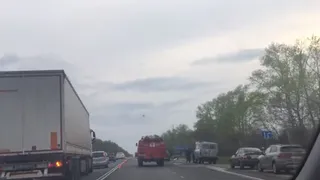 В Шиловском районе на трассе М5 произошло ДТП, есть пострадавшие. Видео