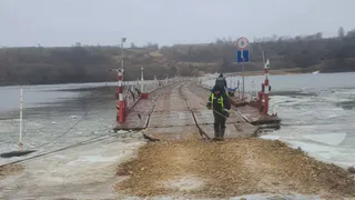 Минтранс Рязанской области обнародовал новую информацию о двух понтонных мостах