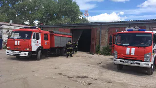 В производственном здании на проезде Шабулина в Рязани случился пожар