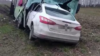 14 ноября в Александро-Невском районе произошло смертельное ДТП с автобусом и легковушкой