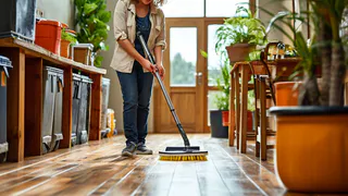 Начала мыть полы соленой водой — перемены в доме заметила вся семья: вот для чего я добавляю соль в ведро