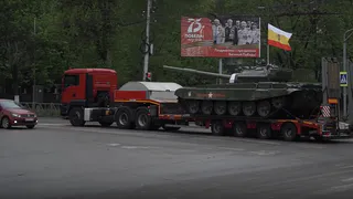 Транспортировка военной техники: появилось официальное видео