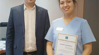 В Усинске благодарственным письмом отметили работу врача-стоматолога районной больницы