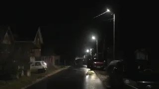 На кольчугинских улицах установили новое освещение