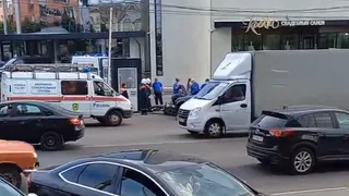 На улице Вокзальной в Рязани в ДТП с Porsche и мотоциклом пострадал 44-летний мужчина