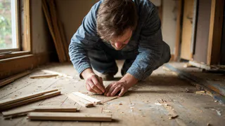 Решил "половой вопрос" по финской технике: сделал пол, по которому зимой можно ходить без носков - вот что получил на выходе