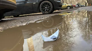 В Рязани снова затопило улицу Братиславскую