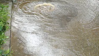 В Дашково-Песочне прорвало канализацию