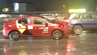 В Сыктывкаре пассажирка такси пострадала в аварии