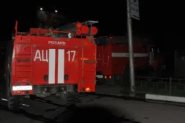 В Рязани загорелась многоэтажка на Советской армии