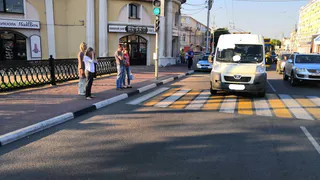 Водитель маршрутки сбил 16-летнюю рязанку на пешеходном переходе