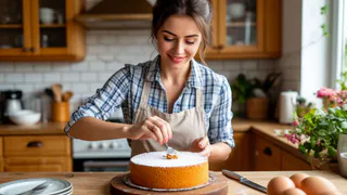 Торт «Три стакана»: смешиваю ложкой - и сразу в духовку: нежный, мягкий - просто тает во рту