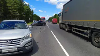 Массовая авария произошла на трассе Рязанской области