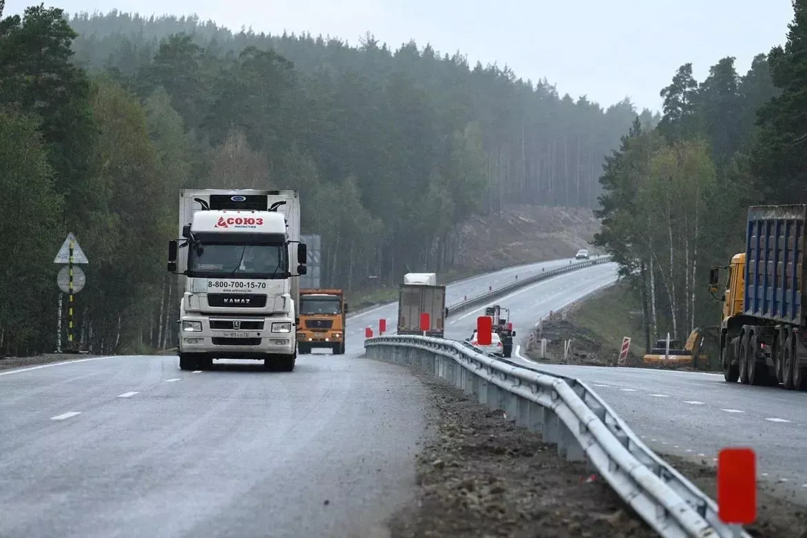 Четырехполосный участок трассы М-5 торжественно открыли в Челябинской области