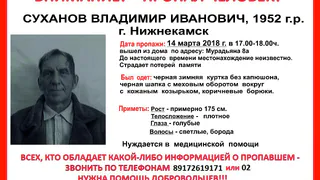 Пропавшего нижнекамца обнаружили погибшим