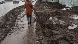 Рязанский Минтранс извинился за состояние тротуара по улице Шабулина