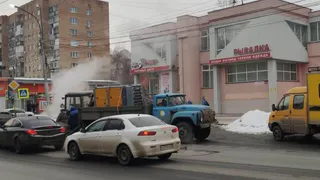 В центре Рязани из-за аварии жители 15 улиц остались без горячей воды и отопления