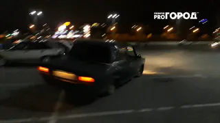 На парковке у ТЦ «Globus» водитель ВАЗ-2107 устроил импровизированное дрифт-шоу