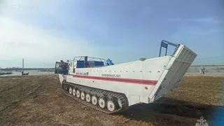 В Рязань прибыл плавающий транспортер ПТС-ПС