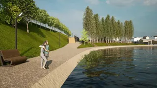 Озеро Чебачье в Магнитогорске ждет благоустройство: проект набережной готов