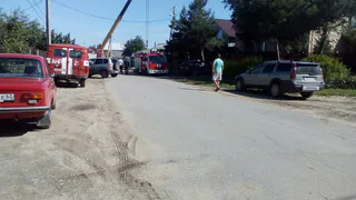 Утечка баллонного газа могла стать причиной обрушения гаража в Полянах