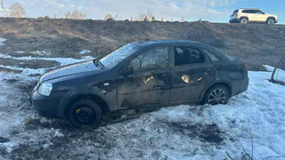 В Александро-Невском районе водитель Chevrolet опрокинулась в кювет