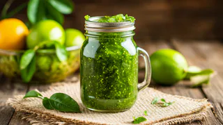 Изумрудное варенье-джем — не из крыжовника, но очень вкусно: лакомство к чаю за 15 минут — без желатина