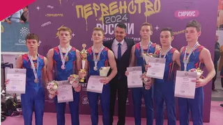 Команда юниоров из Владимирской области стала второй на первенстве России по спортивной гимнастике
