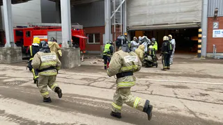 Пожарная охрана Росгвардии и спасгарнизон Коми провели совместные учения