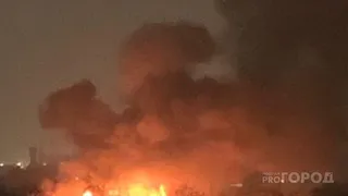 В Рязани произошел серьезный пожар в девятиэтажном доме с газом