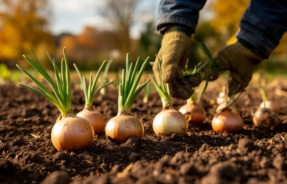 Весной сажают только новички: соседка объяснила, почему всегда садит лук под зиму - и она права