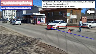 В Коми “Лада” сбила местную жительницу