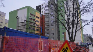 Строительные работы в доме, пострадавшем от взрыва, завершатся 25 декабря – фоторепортаж