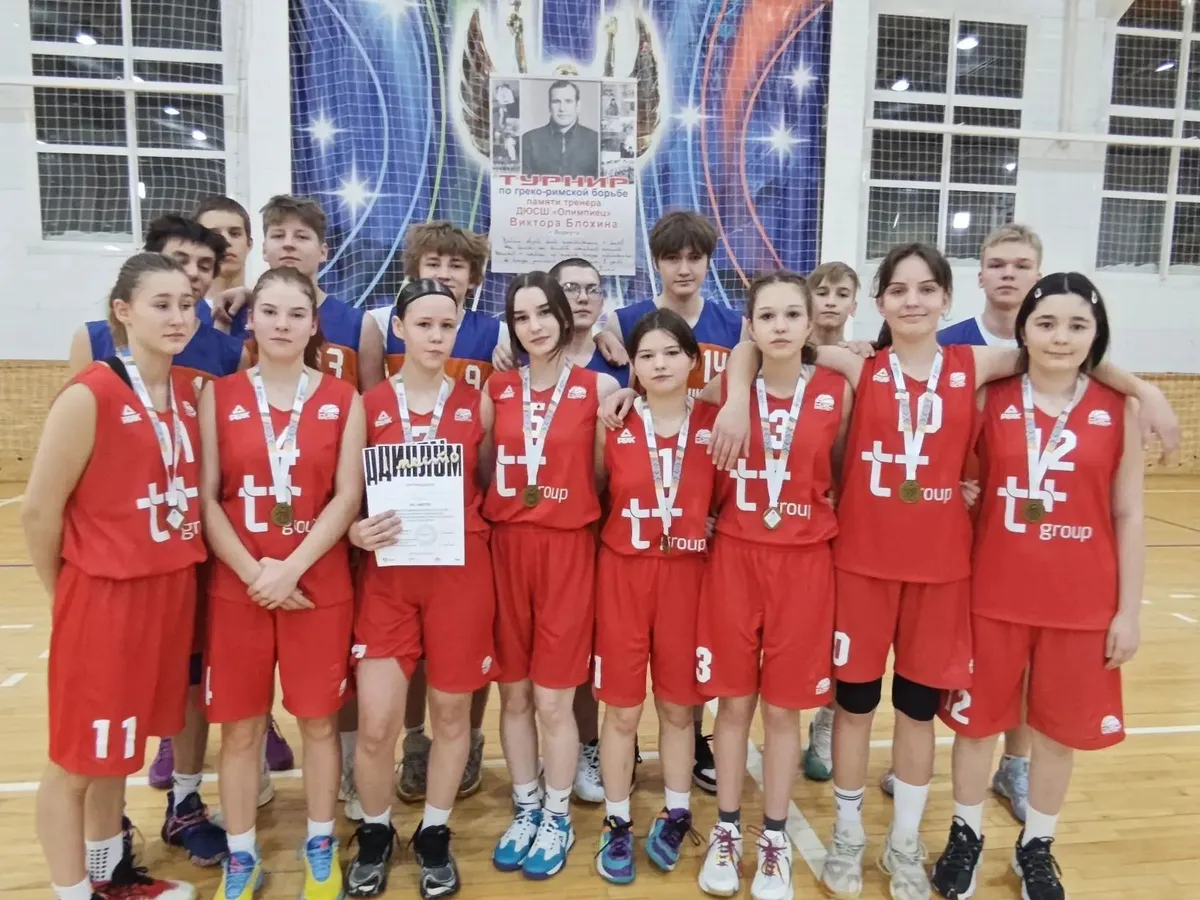 Юные баскетболистки Усинска одержали победу в республиканских соревнованиях