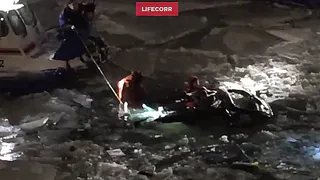 В сети опубликованы видео о рязанской автоледи, которая упала в Москву-реку