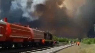 Площадь пожара на границе с Мордовией достигла 200 гектаров