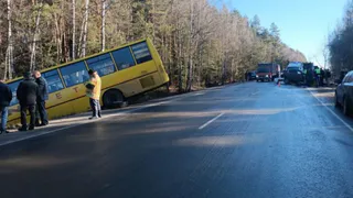 В Киржачском районе произошло массовое ДТП с участием пассажирского автобуса