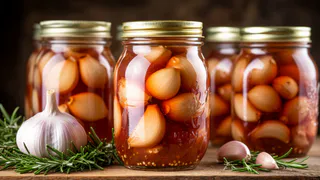 Маринованный чеснок на зиму — простой рецепт, который выручит зимой не раз! Хрустящий, ароматный и без лишних заморочек
