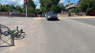 В Михайлове водитель Hyundai сшиб 11-летнего велосипедиста