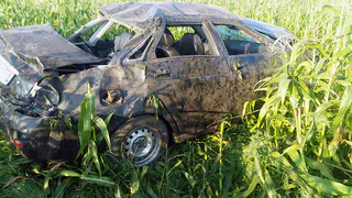 В Ряжском районе произошло страшное ДТП. Лада Приора протаранила "Дэу"