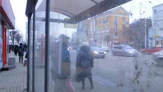 Народное фото:  как прозрачные остановки в Рязани стали видимыми