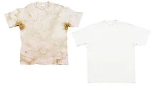 Быстро убираем с одежды желтые пятна от пота