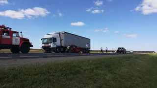 В Рязанской области Kia Rio врезалась в фуру: погибло 4 человека