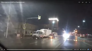 Сбили девушку: подробности массовой аварии на Первомайском проспекте