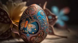 История пасхальных открыток